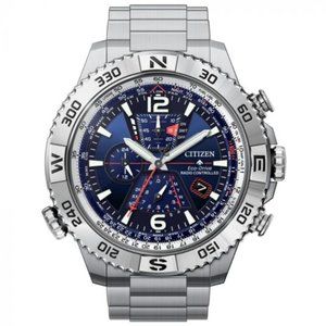 NEW Citizen AT8220-55L Promaster Navihawk A-T Blue Dial Eco-Drive Watch